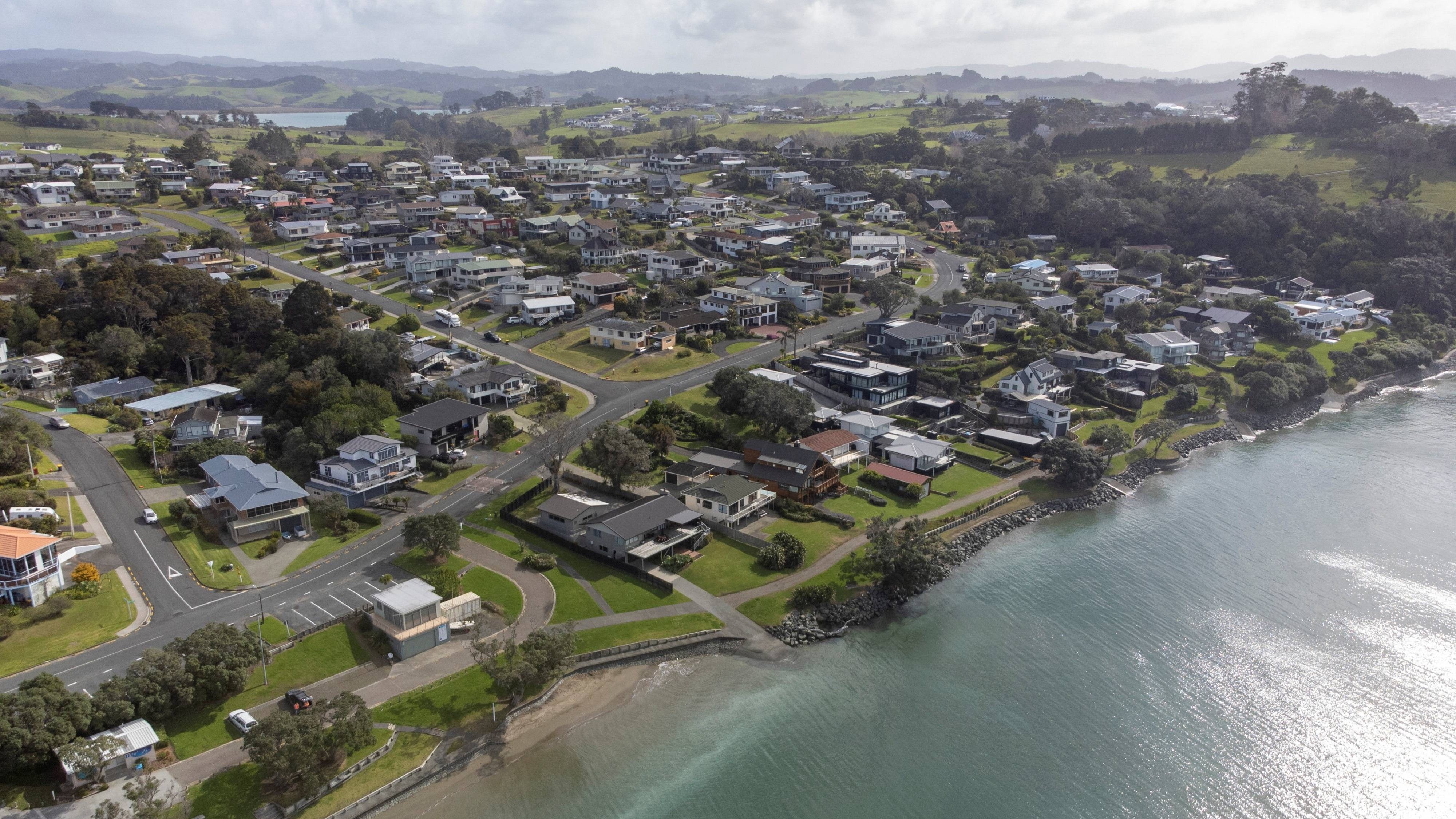 Drone photo of Algies Bay
