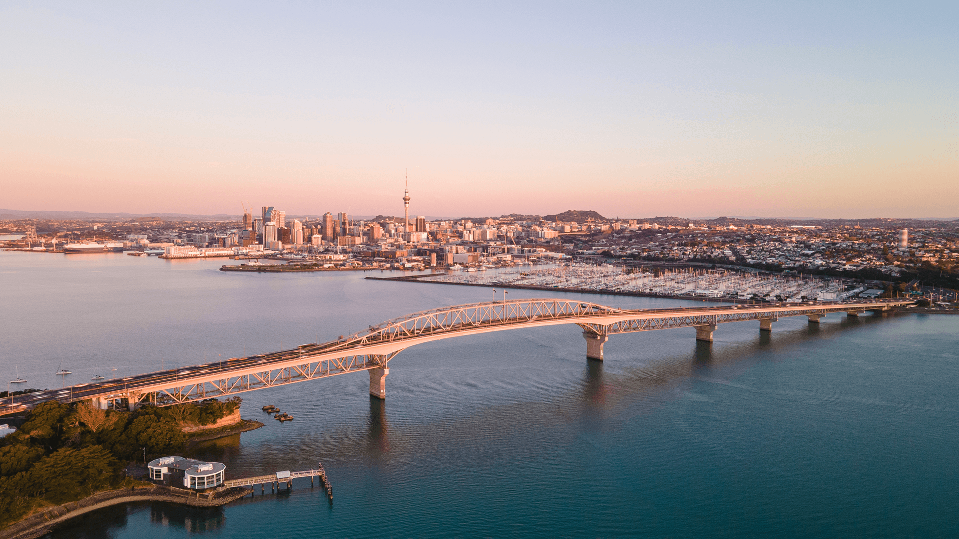 Watercare begins Stage 2 of critical watermain repairs beneath Auckland Harbour Bridge cover
