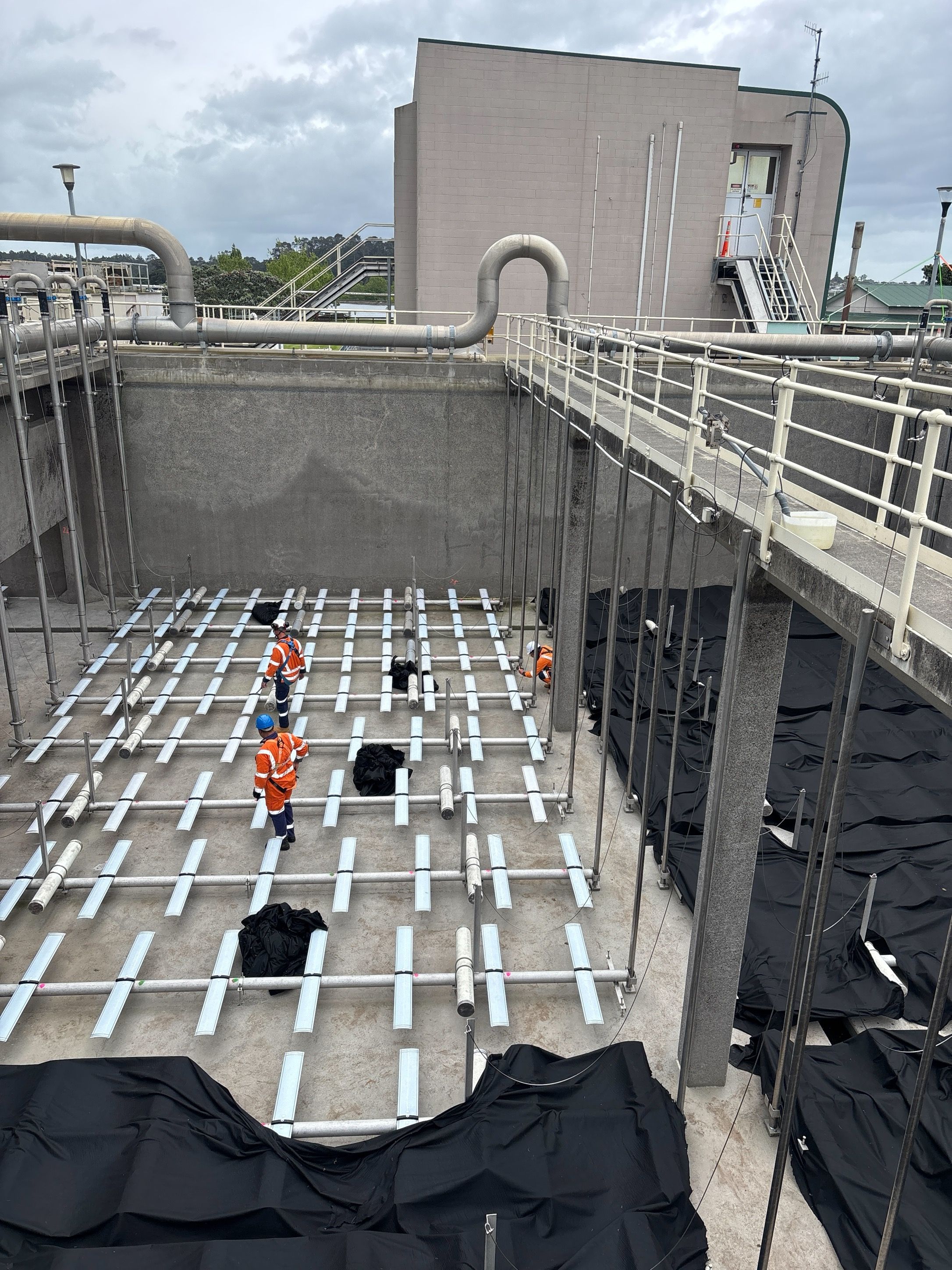 New mixer blades installed in the Mixed Liquor Exchange (MLE) at Rosedale Wastewater Treatment Plant. (2).jpg