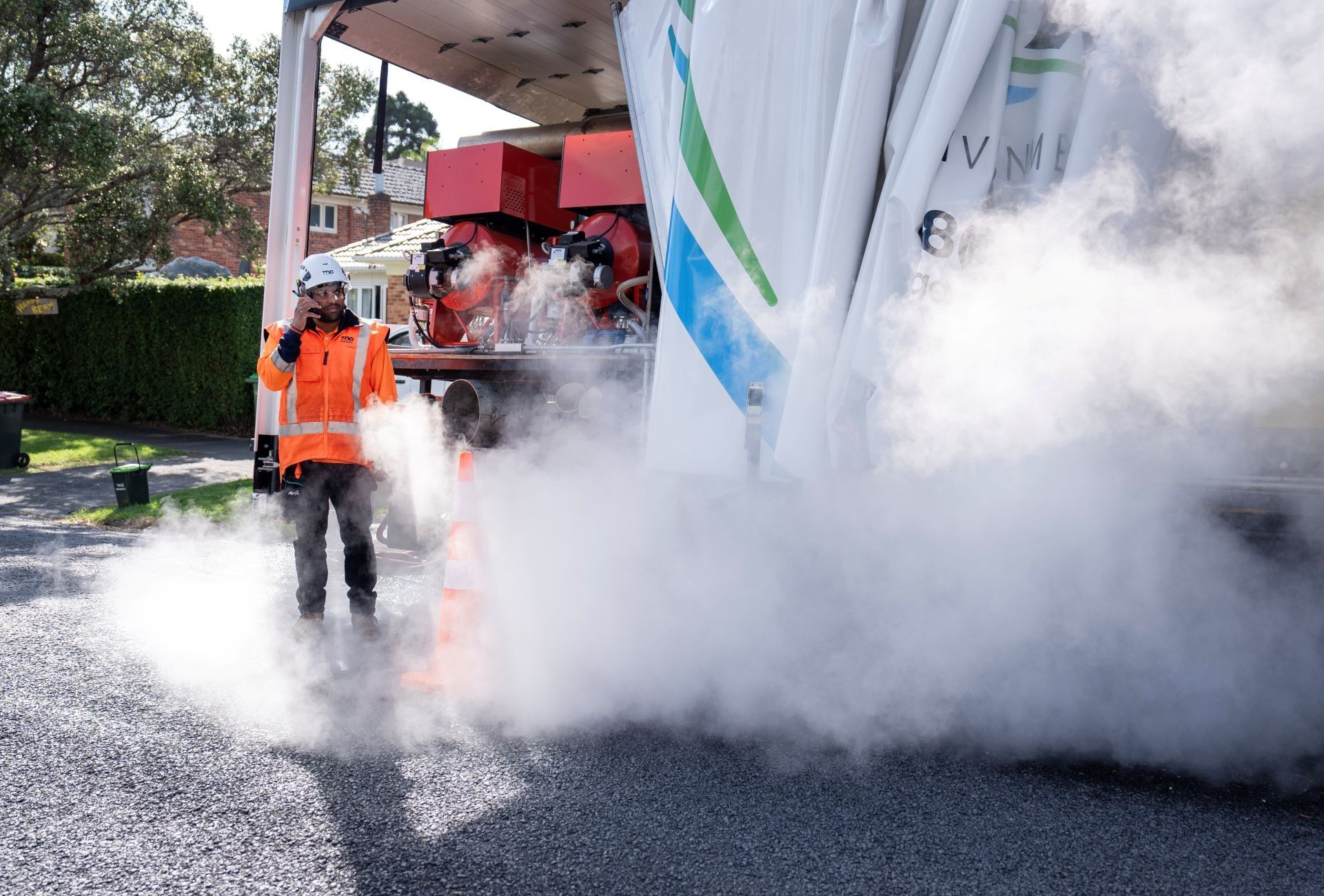 Steam curing used as part of trenchless wastewater pipe relining.jpg