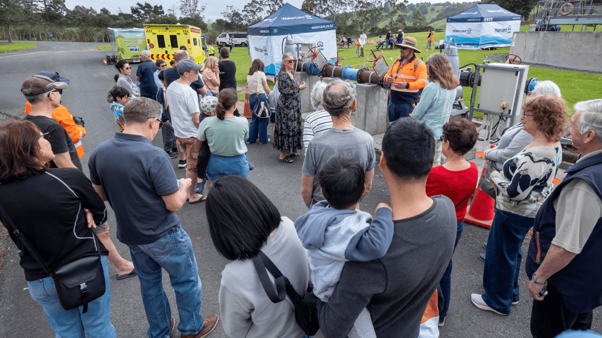 Curious crowds explore Beachlands Wastewater Treatment Plant cover