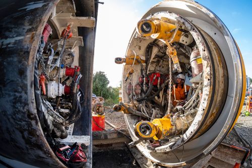 The Domenica micro tunnel boring machine is refurbished ahead of Link Sewer B work commencing at Te Ahikā a Rakataura/Ōwairaka Mount Albert - 2023